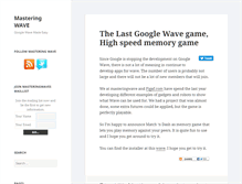 Tablet Screenshot of masteringwave.com